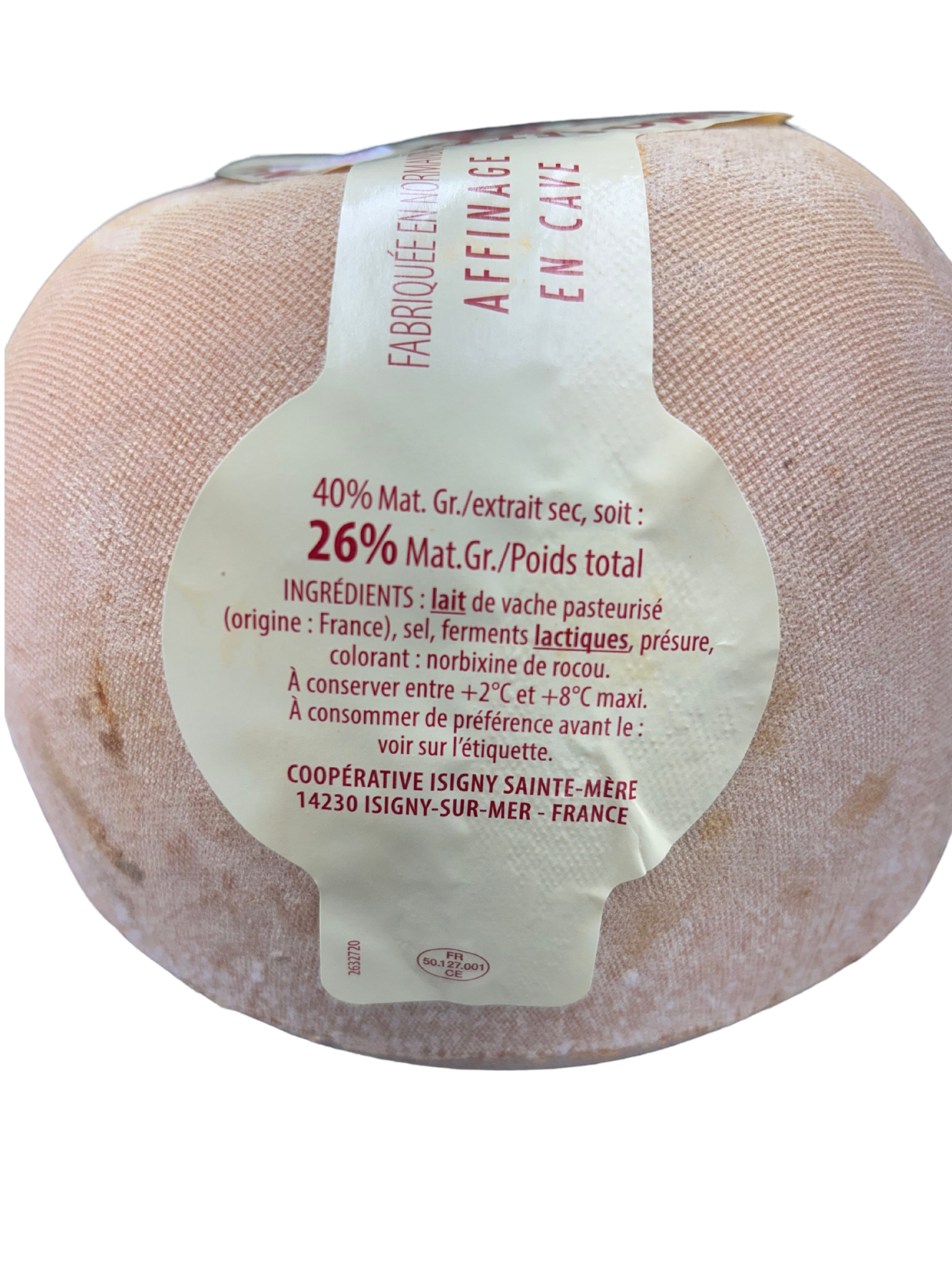 MIMOLETTE JEUNE CROUTE NATURELLE
